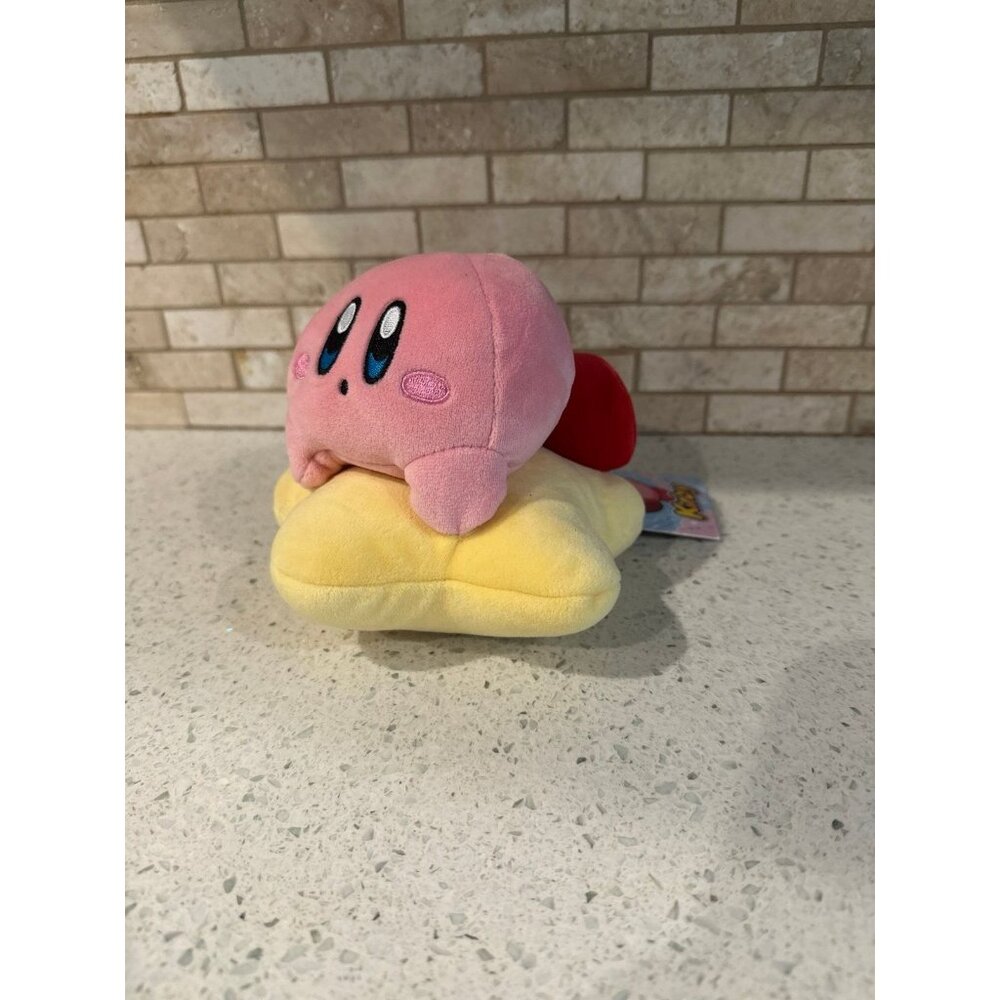 Club Mocchi Mocchi- Kirby Plush -‎ Warp Star Kirby Plushie - Squishy Kirby 6”